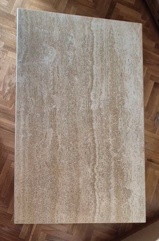 MESA CENTRO MÁRMOL TRAVERTINO