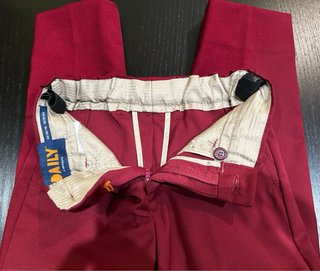 Traje de niño granate