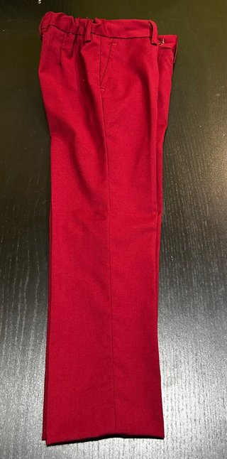 Traje de niño granate