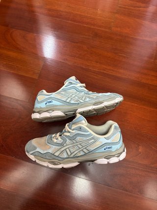Asics Gel Talla 43 Azul y Gris