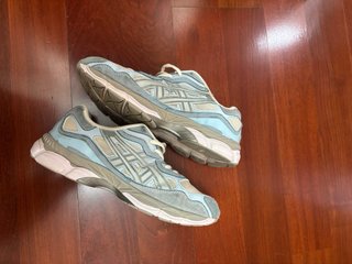 Asics Gel Talla 43 Azul y Gris