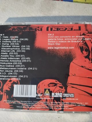 CD + DVD Legen Beltza - Total Insanity