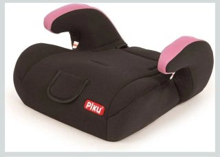 Silla de coche Piku negra y rosa