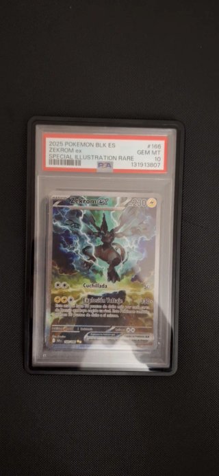 Zekrom EX PSA 10 Fulgor Negro