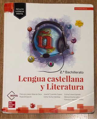 Lengua castellana y Literatura 2.º Bachillerato...