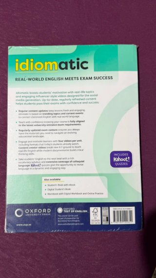 Libro Idiomatic 1 Student's Book with Ebook Inglés