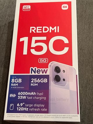 Xiaomi Redmi 15C 8GB 256GB Negro