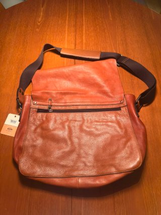Bolso Bandolera Fossil Marrón Piel