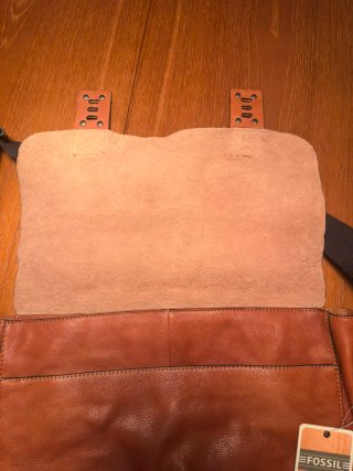Bolso Bandolera Fossil Marrón Piel