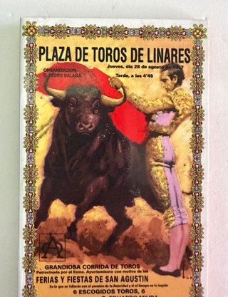 Azulejo Taurino Manolete Linares 1947