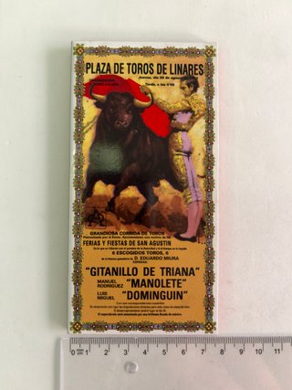 Azulejo Taurino Manolete Linares 1947