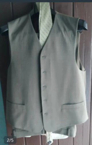 Traje completo hombre verde oliva