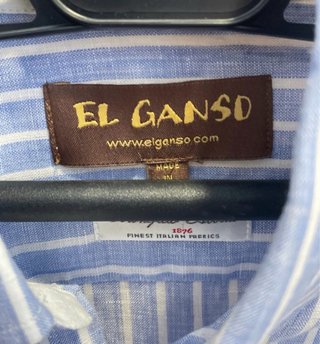 Camisa El Ganso Rayas Azul