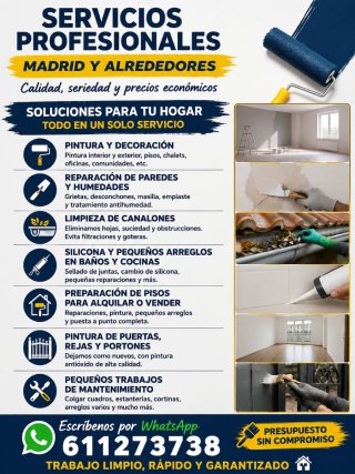 Pintura y reparaciones económicas