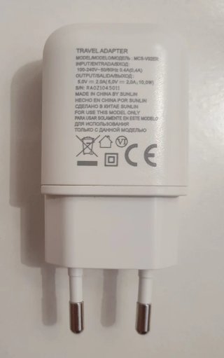 Cargador LG modelo MSC-V02ER
