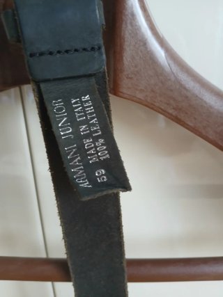 Cintura Armani Bambino grigio scuro