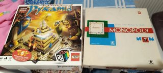 Lote Juegos Mesa Monopoly y Ramsés Lego