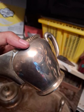 Juego de café y té plateado