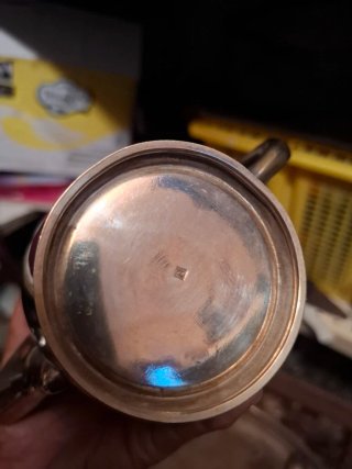 Juego de café y té plateado