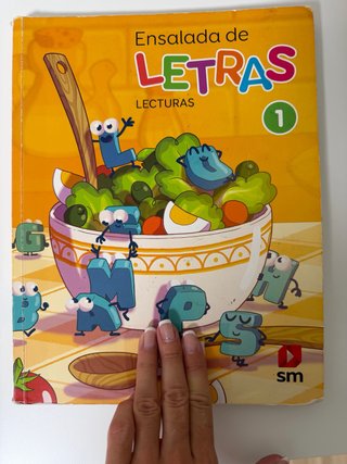 Ensalada de letras 1, Primaria lecturas