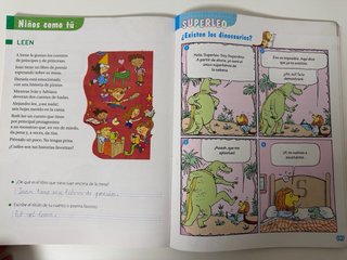 Ensalada de letras 1, Primaria lecturas