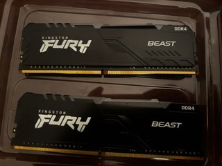 Kingston FURY Beast RGB DDR4 3200MHz 16GB 2x8GB