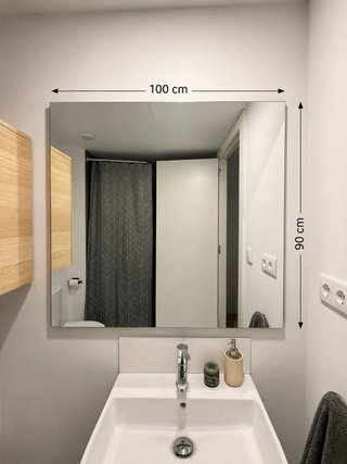 Espejo Rectangular 100x90 cm