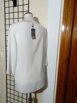 Blusa manga francesa Talla 44 Cara Flores
