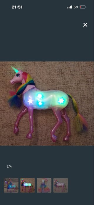 Barbie Dreamtopia Unicornio con Luces