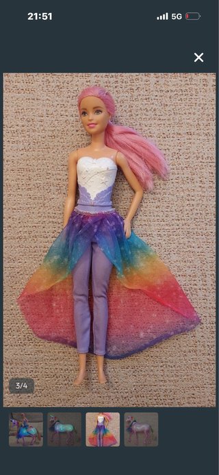 Barbie Dreamtopia Unicornio con Luces