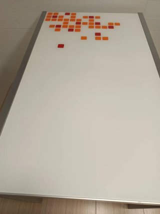 Mesa de cocina extensible de cristal y metal