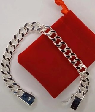 Pulsera Cubana Plata 925 Unisex