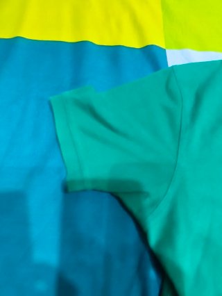 Camisa Polo Verde Tev Manga Corta Hombre