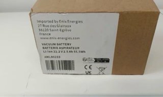 Batería Aspirador Li-ion 22.2V 2.5Ah 55.5Wh