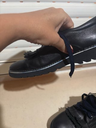 Zapatos escolares azul marino Talla 38