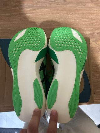 Sapatilhas Asics Corrida Verde e Preto