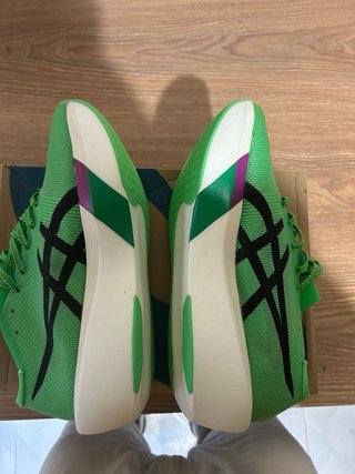 Sapatilhas Asics Corrida Verde e Preto