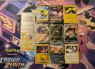 Lote 11 Cartas Pokémon (Pawmi IR, Charizard ex)