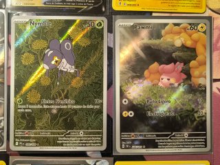 Lote 11 Cartas Pokémon (Pawmi IR, Charizard ex)