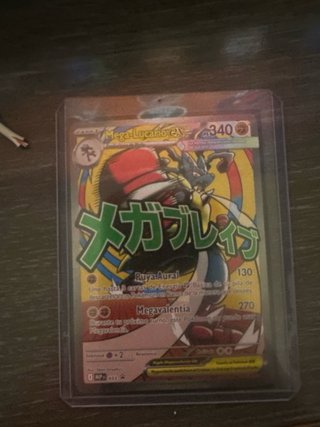 Carta Pokémon Mimikyu greninja y lucario