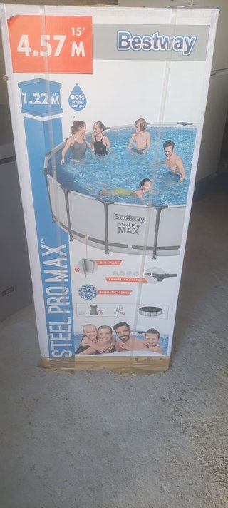 Piscina Bestway Steel Pro MAX 4.57m x 1.22m