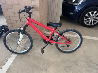 Bicicleta Roja Infantil