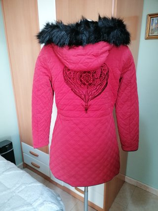 Abrigo desigual reversible + regalo