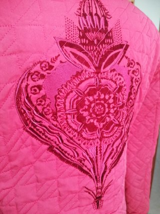Abrigo desigual reversible + regalo