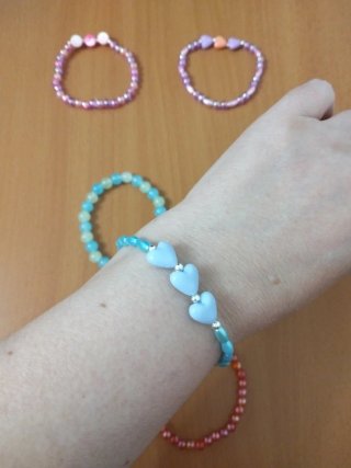 Lote 5 pulseras elásticas