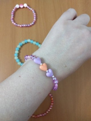 Lote 5 pulseras elásticas