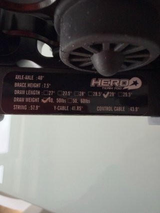 Arco compuesto Sanlida Hero Team 700