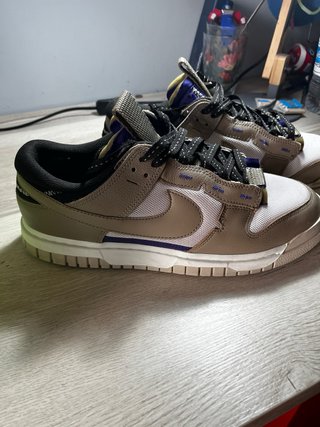 Zapatillas Beige y Morado