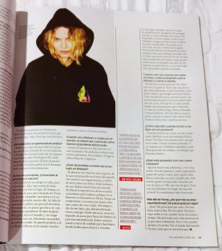 Revista Billboard argentina, Madonna 2016
