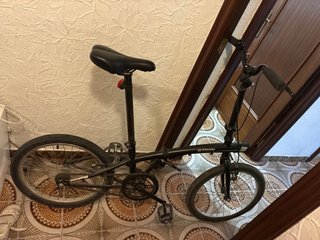 Bicicleta Plegable Negra